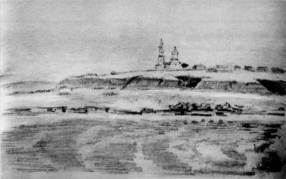 Из путешествия по Волге 1888 Барка на Волге 1888 Озеро Светлояр 1890 - фото 6