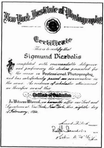 Сертификат НьюЙоркского института фотографии выданный мне как - фото 24