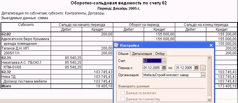 По субсчетам признак детализации счета по субсчетам По субконто в - фото 376
