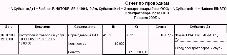 Карточка субконтопредоставляет упорядоченную по датам выборку проводок в - фото 389