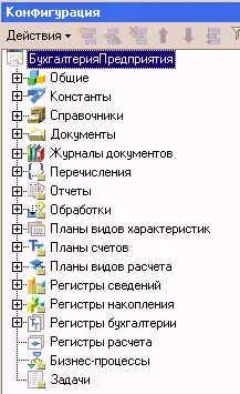 Это окно содержит объекты составляющие конфигурацию которые отображаются в - фото 530
