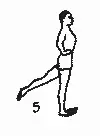 Вторая степеньВыбрасывание ноги в трех направлениях чередующихся с медленным - фото 4