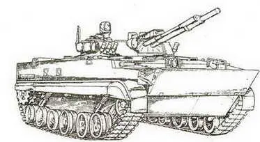 Боевая машина пехоты БМП3 Боевая машина пехоты БМП3 вид с кормы - фото 175