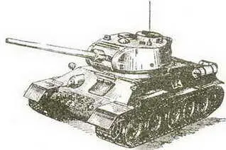Средины танк Т3485 СРЕДНИЙ ТАНК Т34100 Состояние создан в 1945 году - фото 294