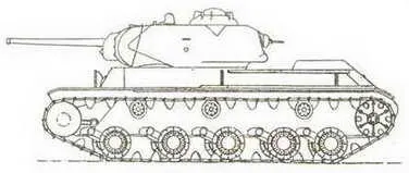 Проект среднего танка КВ13 1943 год СРЕДНИЙ ТАНК КВ13 Состояние - фото 297