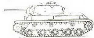 Средний танк КВ13 СРЕДНИЙ ТАНК КВ13 Состояние создан в 1942 году - фото 300