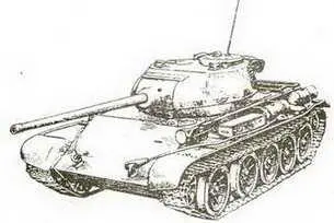 Внешний вид среднего танка Т44 Серийный танк Т44 с пушкой ЗИСС53 - фото 306