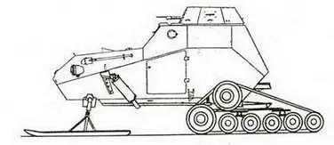 Опытный образец БА643 1943 г со снегоходным движителем Опытный образец - фото 42