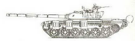 Основной танк Т72 ОСНОВНОЙ ТАНК Т72А объект 176 Состояние принят на - фото 429