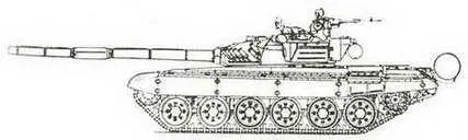 Основной танк Т72 А последних серий КОМАНДИРСКИЙ ТАНК Т72АК объект 176К - фото 435
