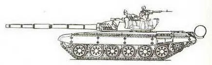 Командирский танк Т72 А К ОСНОВНОЙ ТАНК Т72М экспортный Состояние - фото 436