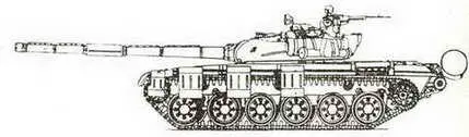 Основной танк Т72М вариант Основной танк Т72М вариант ОСНОВНОЙ - фото 438