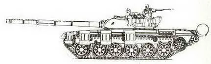 Основной танк Т72М вариант ОСНОВНОЙ ТАНК Т72М1 экспортный - фото 439