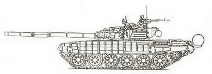 Основной танк Т72 Б Основной танк Т72 Б 1988 год - фото 442