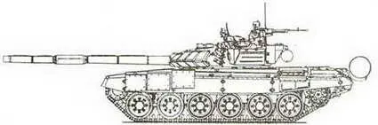 Основной танк Т72БМ ОСНОВНОЙ ТАНК Т80 объект 219СП2 Состояние принят - фото 451