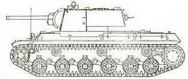 Тяжелый танк КВ3 ТЯЖЕЛЫЙ ТАНК КВ220 объект 220 Состояние опытный - фото 498