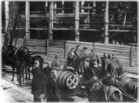 Пожарная дружина 1910е гг Дворники 1910е гг Рыночный ларек 1900е - фото 16
