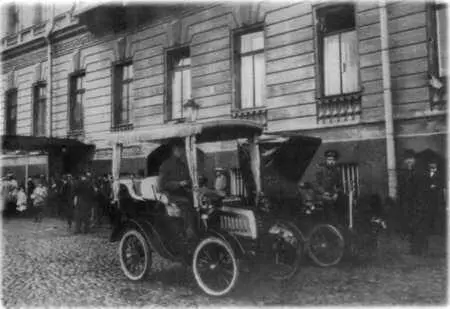 Автомобильфаэтон Царскосельский вокзал 1910е гг Финляндский вокзал - фото 68