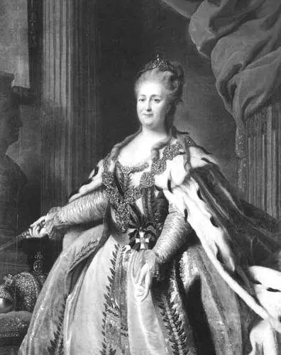 Императрица Екатерина II с орденом Св Георгия Ежели кто был первый на - фото 121