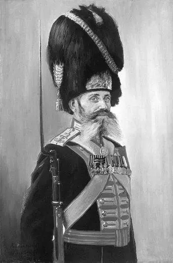 М Кулаков Портрет дворцового гренадера ВА Пояркова 1915 г С начала 1880х - фото 155