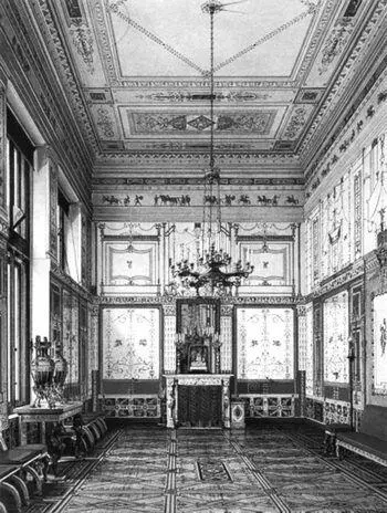 КА Ухтомский Помпейская или Малая столовая Зимний дворец 1874 г Цветы - фото 340