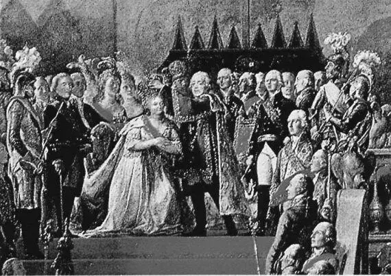 Коронация императора Павла I и императрицы Марии Федоровны в Успенском соборе - фото 27
