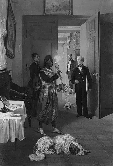 М Зичи Передняя в Екатерининском дворце Царского Села 1865 г Видимо - фото 165