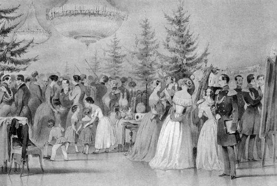 Сцена из жизни семьи Николая I А Чернышов 18401850 гг Во второй половине - фото 181
