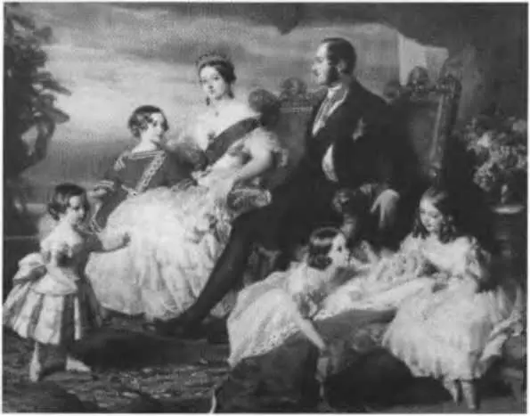 Королевская семья в 1847 году Художник Ф Винтерхальтер Карикатура на - фото 18