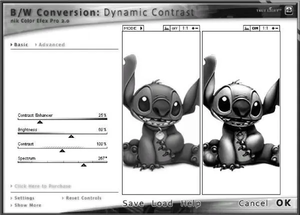 Рис 52 Настройки фильтра BW Conversion Dynamic Contrast Преобразование в - фото 165