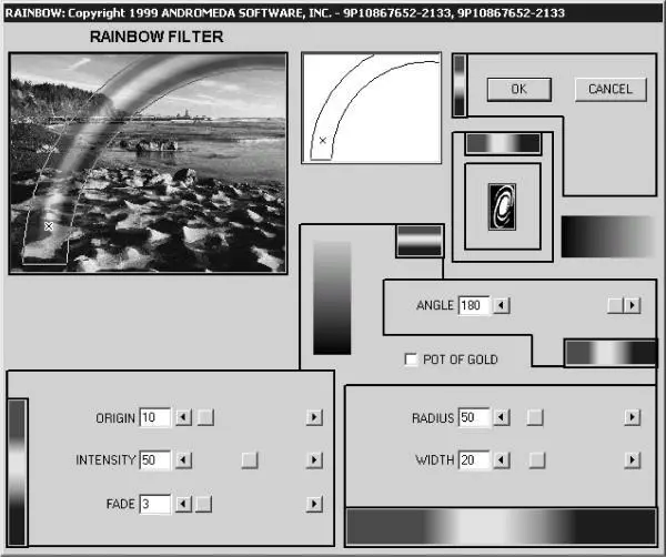 Рис 610 Настройки фильтра Andromeda Rainbow Andromeda Velocity Filter - фото 234