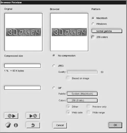 Рис 744 Настройки фильтра Browser Preview Предварительный просмотр в - фото 298