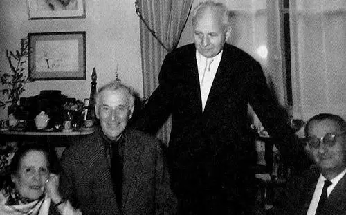 Л Ю М Шагал Л Арагон В Катанян 1963 16 июляПоехали в Библиотеку - фото 205