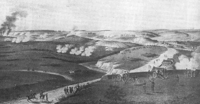 Сражение при Бородине 26 августа 1812 г Карта Бородинского сражения Бой - фото 58