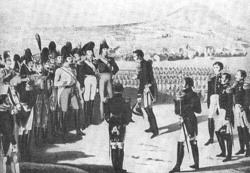 Капитуляция Парижа 1814 г Бивуак казаков на Елисейских полях 1814 г М - фото 90