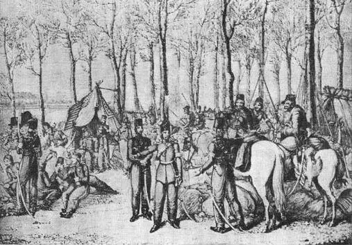 Бивуак казаков на Елисейских полях 1814 г М И Кутузов Примечания 1 - фото 91