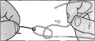 431 Проденьте леску в колечко крючка оставьте рабочий конец длиной 1215 - фото 79