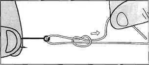 432 Сделайте с помощью рабочего конца простой узел Слегка подтяните узел - фото 80