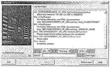 Рис 45 Log View сообщения об ошибке выведенного в InstGUI 43 Процедура - фото 36