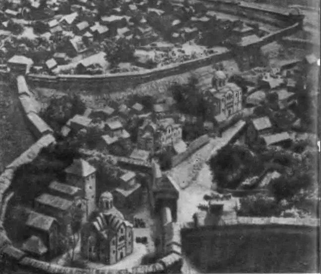 Диорама древнего Киева Русское оружие XXII вв Любечский замок Рекон - фото 71