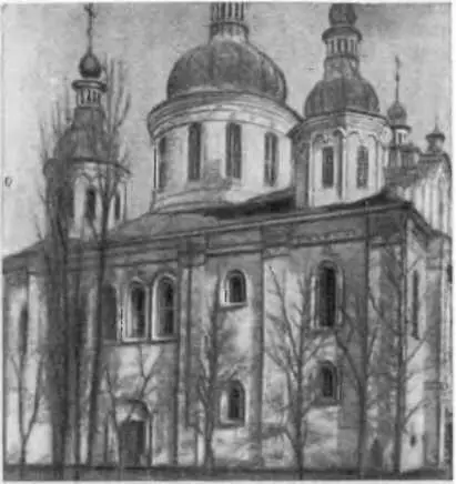 Кирилловская церковь в Киеве где похоронен Святослав Всеволодович - фото 79