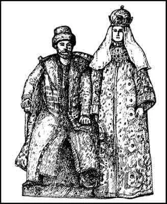 Император Николай II и императрица Александра Федоровна в традиционной русской - фото 43