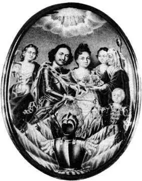 Г С Мусикийский Миниатюра на эмали 1717 Изображены Петр I Екатерина - фото 39