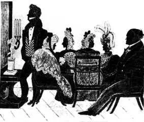 1834 Серия силуэтов созданных силуэтистомлюбителем Хвощинским изображает - фото 45
