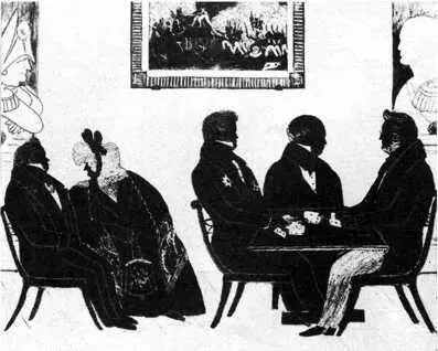 Из серии Хвощинского 1834 Игра в карты И С Бугаевский Рис Первая - фото 87