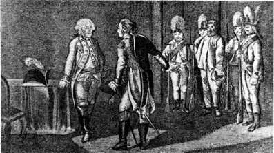 X Г Гейзер по рис И Д Шуберта Гравюра 1796 Справа стоят солдаты - фото 142
