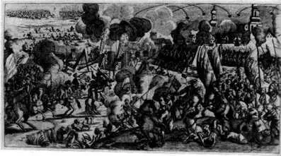 И М Билль Гравюра резцом 1790е Штурм русскими войсками варшавского - фото 145