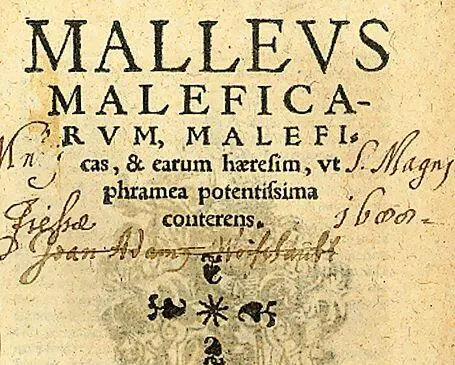 Титульный лист семнадцатого издания Молота ведьм 1520 г Чёрная книга - фото 41