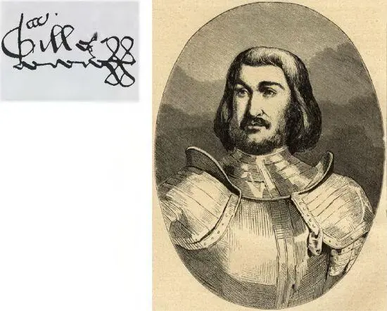 Жиль де Рец и факсимиле его подписи оставленной в его же деле Алхимики - фото 45