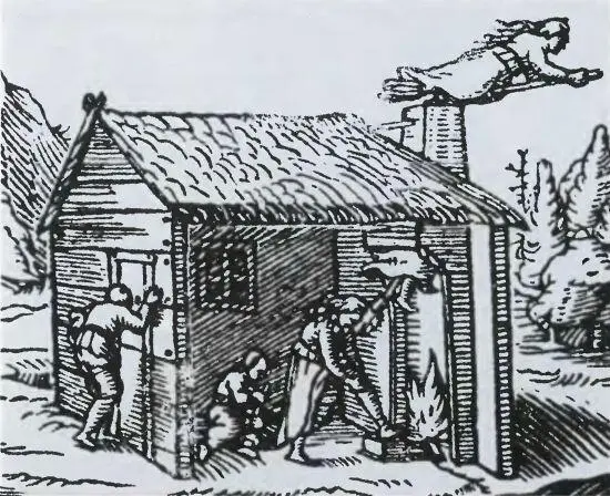 Дом ведьм Гравюра по дереву из Диалогов о колдовской силе Томаса Эрастуса - фото 51